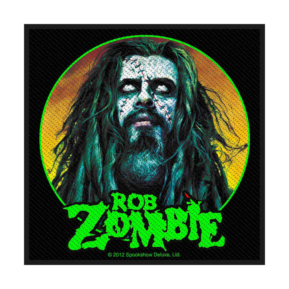 Rob Zombie - Zombie Face Patch - Multicolours